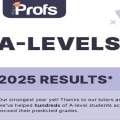 The Profs Tutors’ A-Level and GCSE Students Outperform Every Region in England in 2025